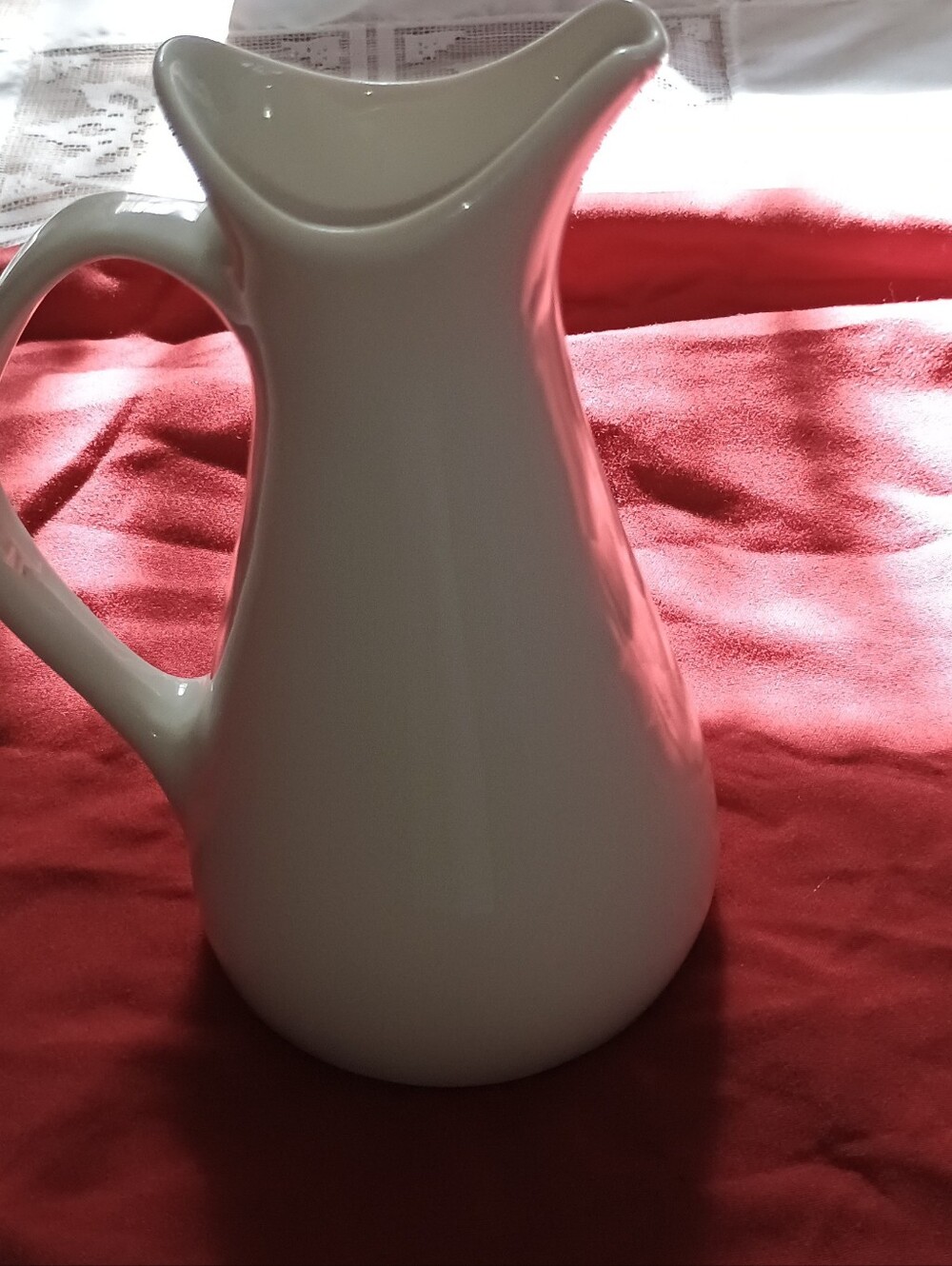 Impromptu Iroquois Ben Seibel Bridal White Ceramic Creamer 5.5 in mol